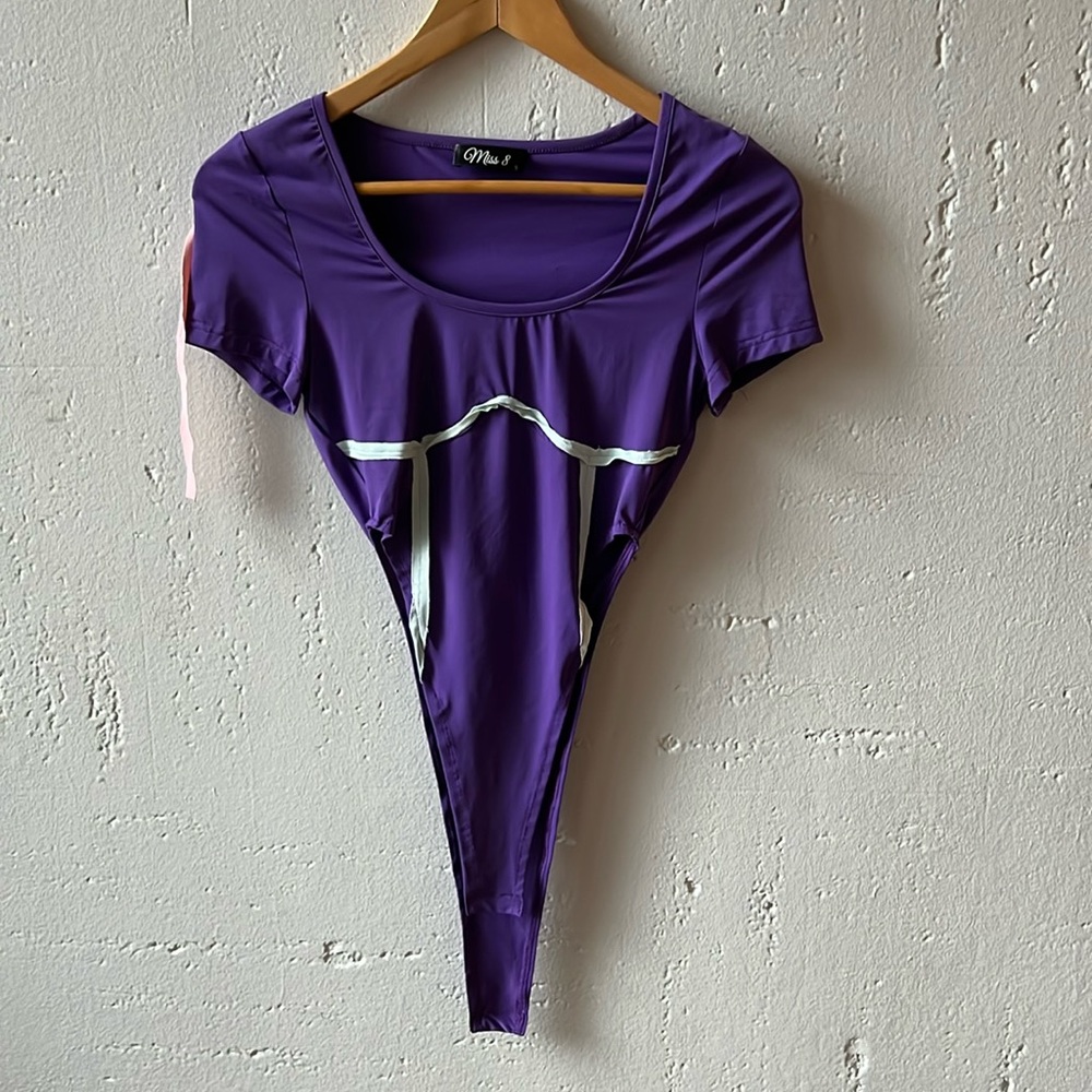 Purple Bodysuit NWOT
